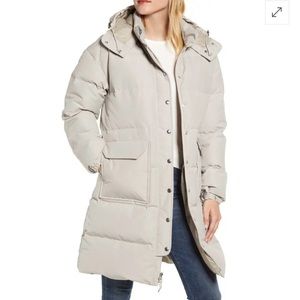 The North Face Jacket Wo Sierra Water Repellent Down Parka- Dove Grey